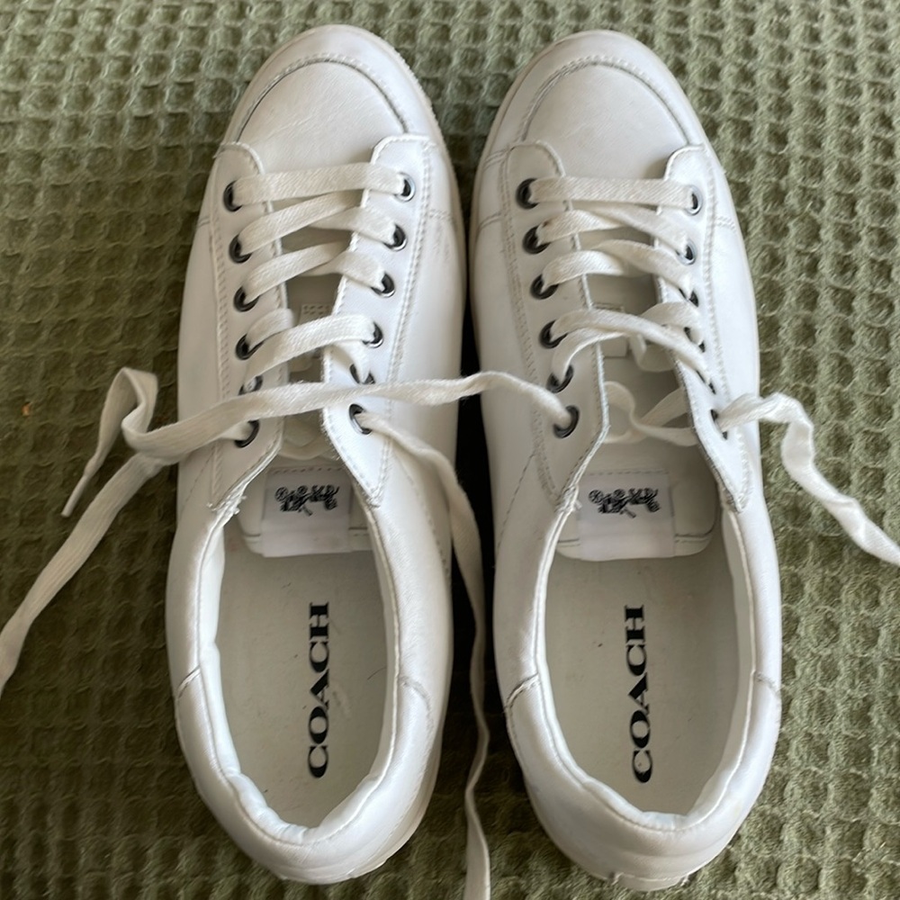 White Coach sneakers